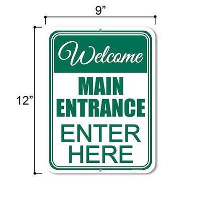 Outdoor Welcome Sign