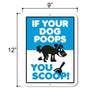 Dog Poop Sign