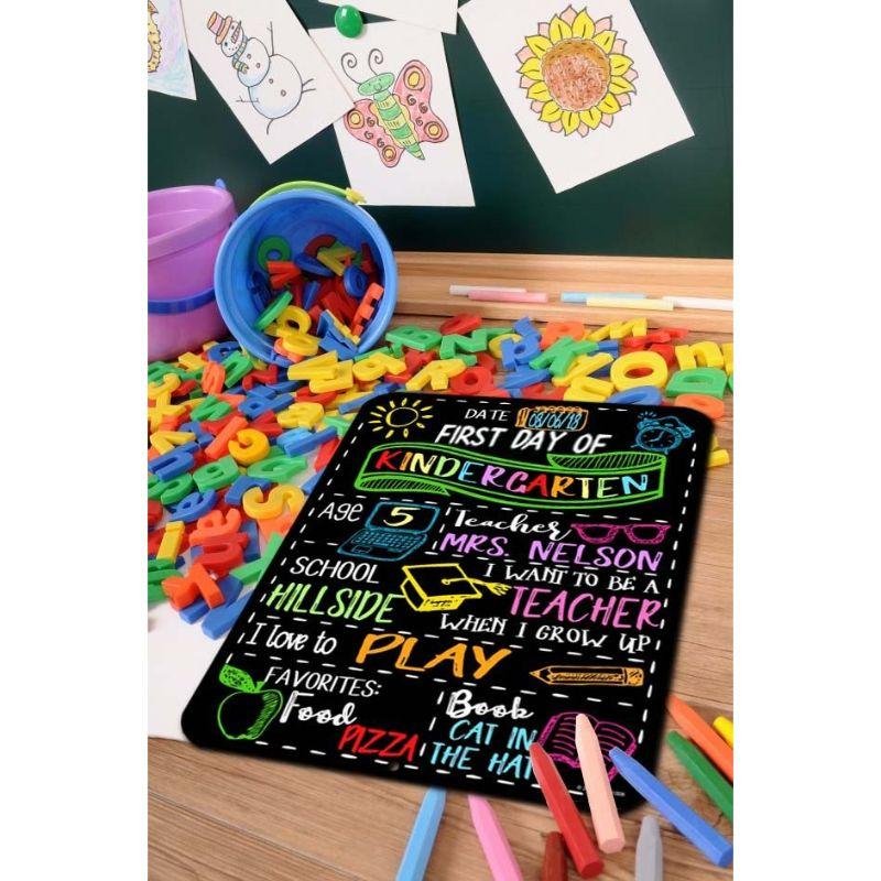 First Day Chalkboard Sign