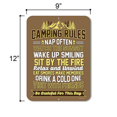 Funny Camping Signs