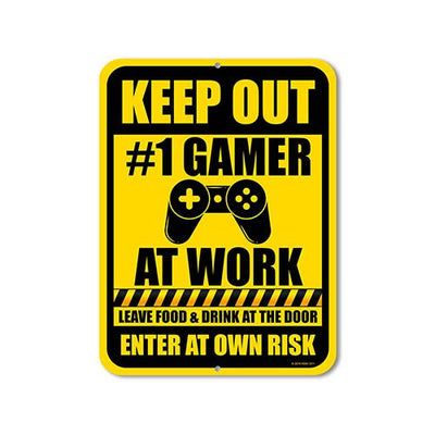Funny Gamer Signs