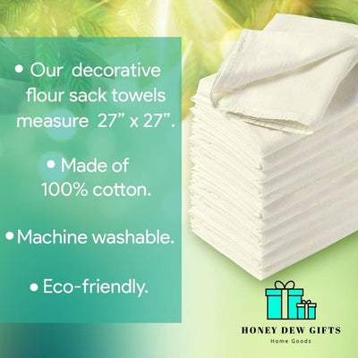 Honey Dew Gifts, Pour Some Sugar on Me, Kitchen Towels, Flour Sack Towel, 27 Inch by 27 Inch, 100% Cotton, Home Decor, Home Linen, Dish Towel for Kitchen, Tea Towels, Coffee Decor, Kitchen Towels
