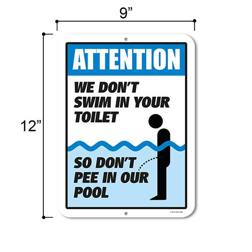 Pool Signs and Decor