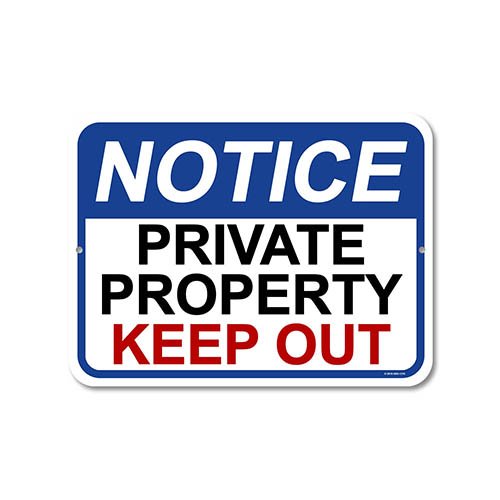 No Trespassing Signs