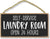 Honey Dew Gifts, Self-Service Laundry Room Open 24 Hours, 10 inch by 5 inch, Made in USA, Laundry Room Decor, Laundry Sign, Laundry Decor, Wood Home Sign, Hanging Wall Decor, Signs for Home