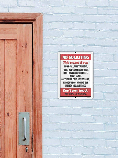 No Soliciting Sign for House