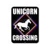 Unicorn Crossing Sign