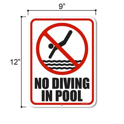 Swimming Pool Outdoor Signs