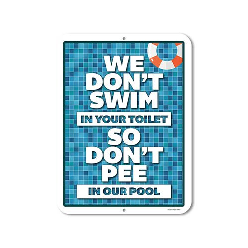 Pool Signs and Decor