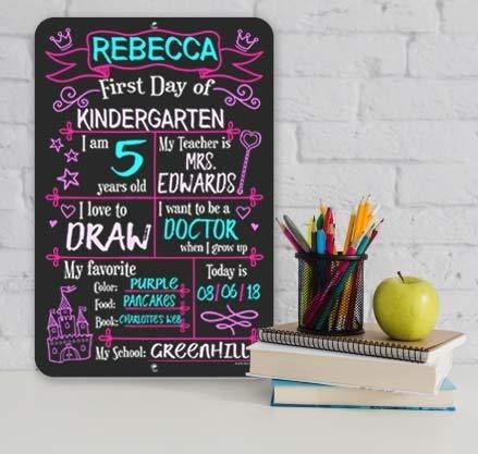First and Last Day of School Sign