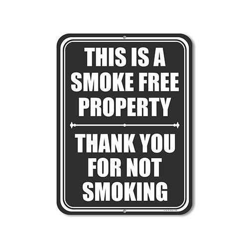 No Smoking Signs