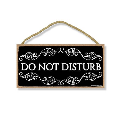 Do Not Disturb Sign