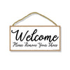 Welcome Remove Shoes Sign