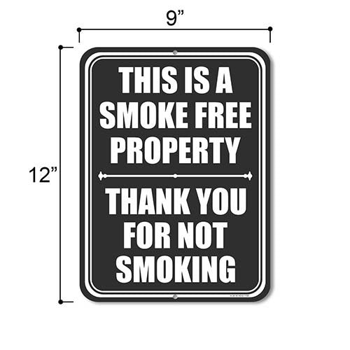 No Smoking Signs