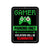 Gamer Parking Only Violators Will Be Eliminated, 9 x 12 inch Metal Aluminum Novelty Sign, Video Game Room Decor, Game Room Signs, Gaming Signs