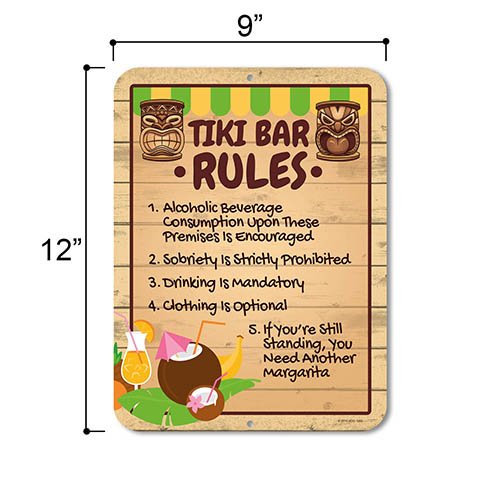 Tiki Bar Decor and Signs