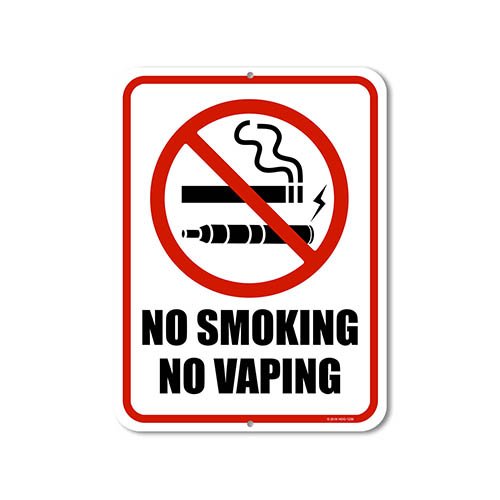 No Smoking Signs