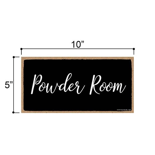 Powder Room Wall Sign