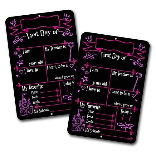 First and Last Day of School Sign