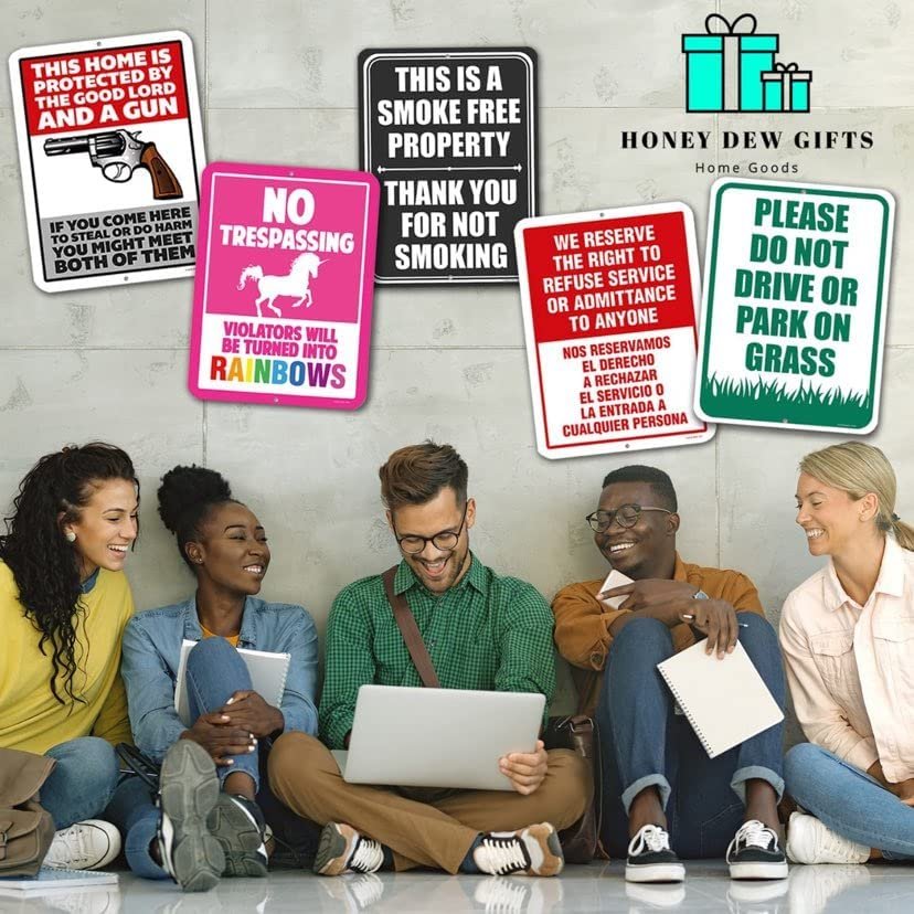 Stop All Visitors Must Report to Main Office, 12 inch by 9 inch, Security Signs, Office Signs for Business, Visitors Sign