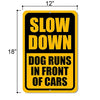 Slow Down Signs