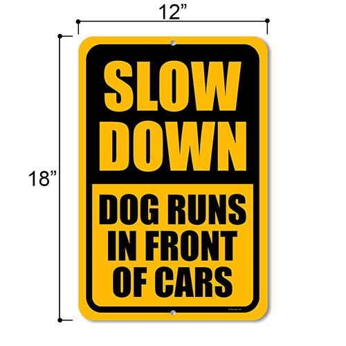 Slow Down Signs