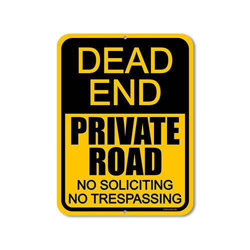 No Trespassing Sign