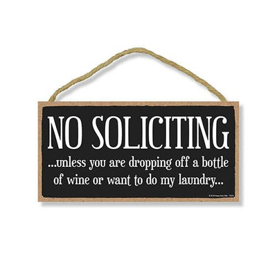 No Soliciting Sign for House