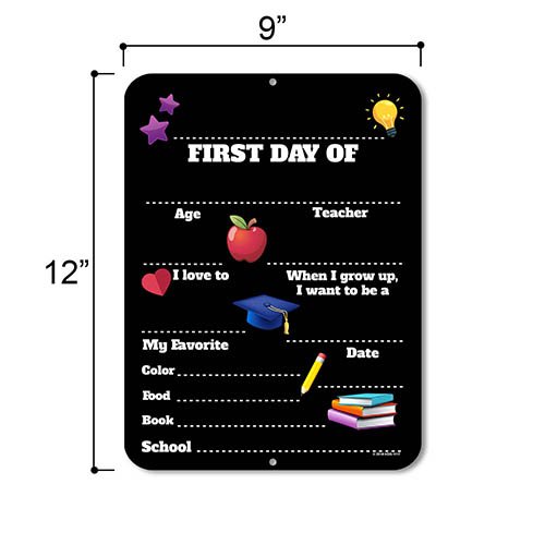 First Day of School Photo Prop