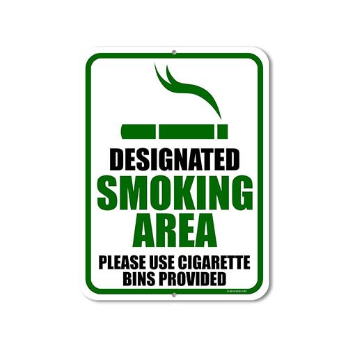 Smoking Area Sign