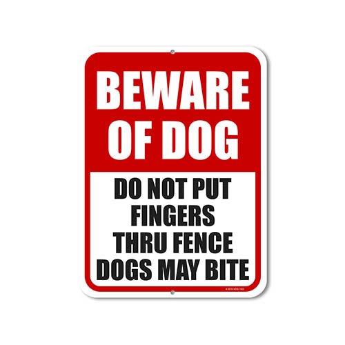 Beware of Dog Signs
