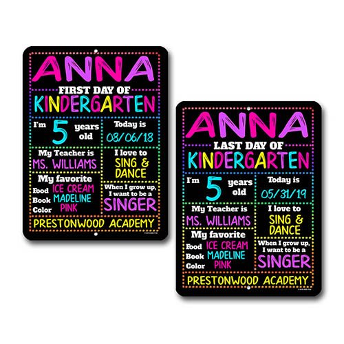 First and Last Day of School