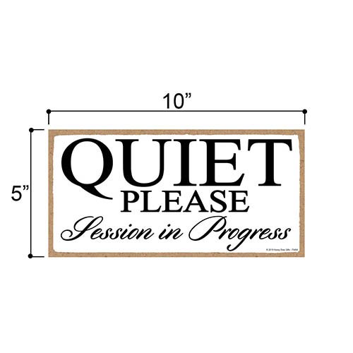 Quiet Please Sign