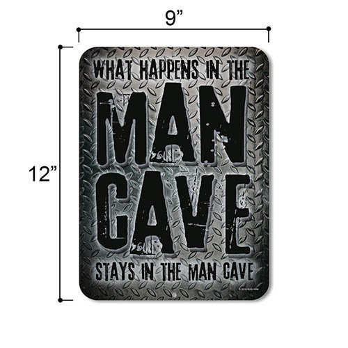 Man Cave Metal Funny Signs