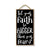 Let Your Faith be Bigger Than Your Fears - 5 x 10 inch Hanging, Wall Art, Decorative Wood Sign Home Decor