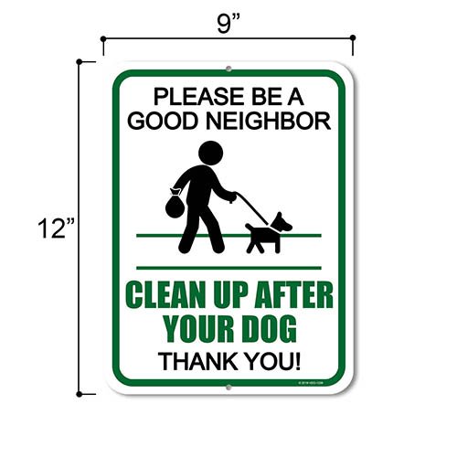 Dog Metal Sign