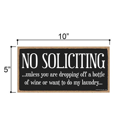 No Soliciting Sign for House