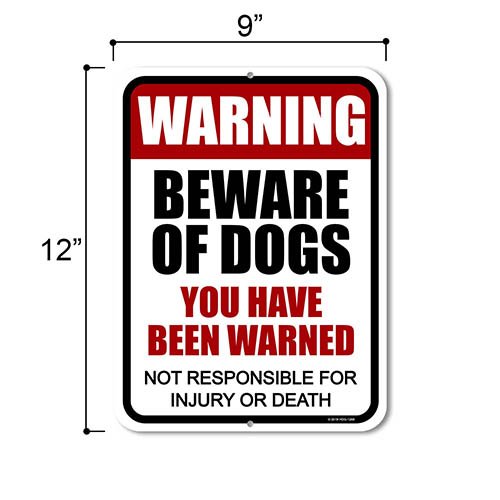 Beware of Dog Signs