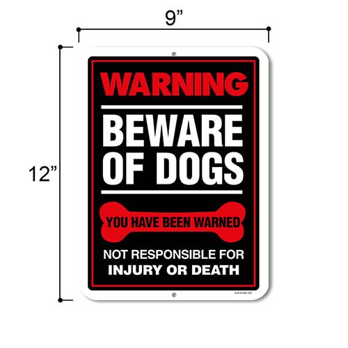 Beware of Dog Sign