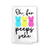 Oh For Peeps Sake Flour Sack Towel, 27 inch by 27 inch, 100% Cotton, Multi-Purpose Towel, Easter Bunny Decorations for The Home