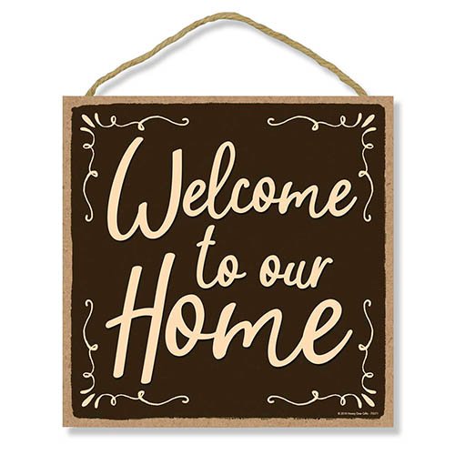 Welcome Sign House Decor