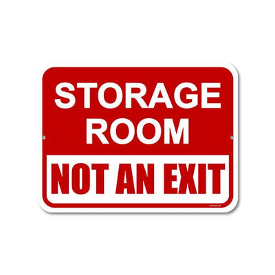 Business Storage Room Door Signs