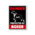 Danger Protected by Boxer - 9 x 12 Inch Pre-Drilled Aluminum Danger Warning Beware of Dog Sign