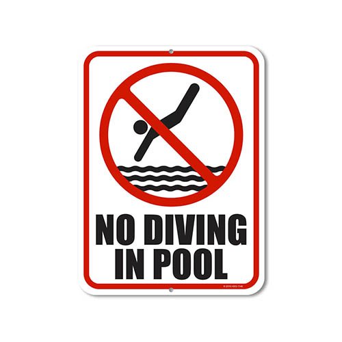 Swimming Pool Outdoor Signs