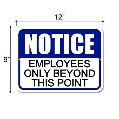 Employees Only Signs