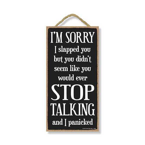 Funny Wood Sign