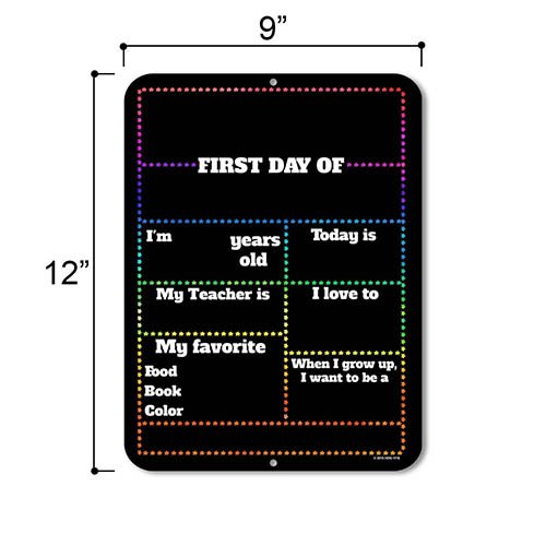 First Day of School Signs