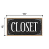 Closet,10 Inch by 5 Inch, Closet Sign for Door, Signs for Closet, Closet Door Decor, Closet Sign, Door Sign, Closet Doors, Linen Closet