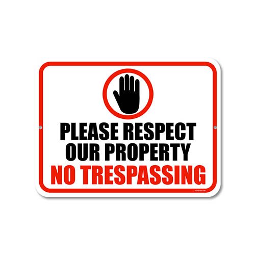 No Trespassing Signs
