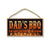 Dad's BBQ The Man, The Grill, The Legend 5 x 10 inch Hanging Wall Decor, Decorative Wood Sign, Best Dad Gifts, Father's Day Gifts